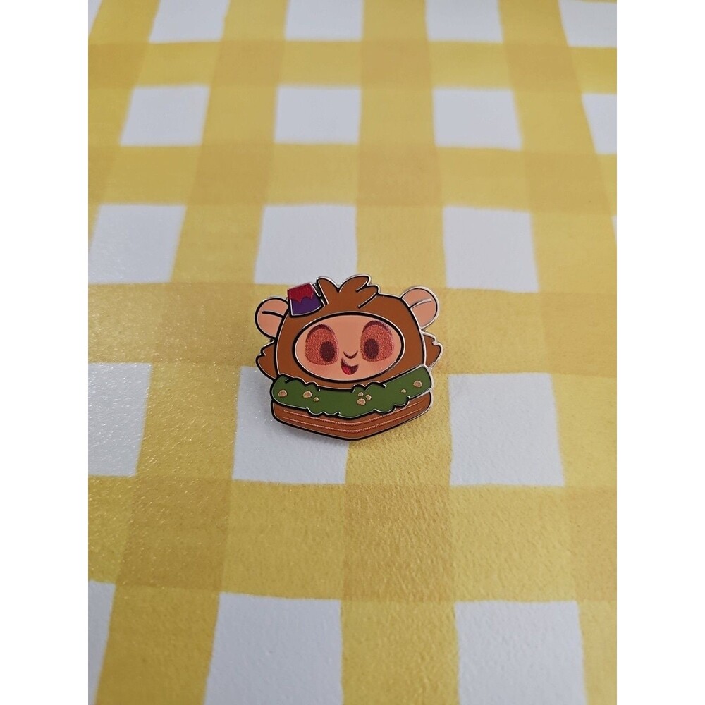 Disney Parks Mystery Pin Munchlings Series 4 Abu Sandwich Munchling Aladdin (E8)